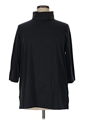 Lands' End Short Sleeve Turtleneck (view 1)