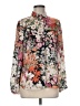 Zara Basic 100% Polyester Floral Ivory Long Sleeve Blouse Size M - photo 1