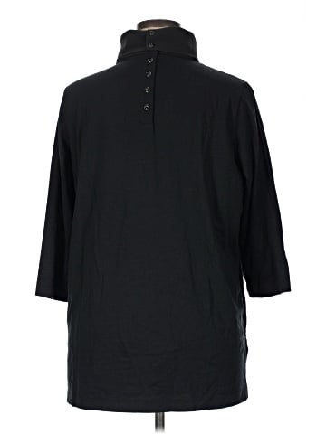 Lands' End Short Sleeve Turtleneck (view 2)