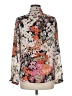 Zara Basic 100% Polyester Floral Ivory Long Sleeve Blouse Size M - photo 2