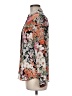 Zara Basic 100% Polyester Floral Ivory Long Sleeve Blouse Size M - photo 5