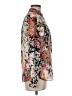 Zara Basic 100% Polyester Floral Ivory Long Sleeve Blouse Size M - photo 4