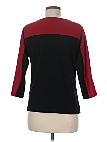 Lauren by Ralph Lauren 3/4 Sleeve T-Shirt (view 2)