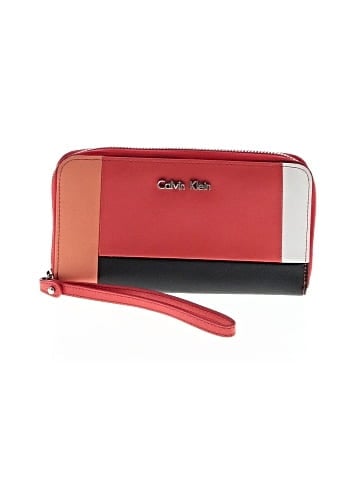 Calvin Klein Leather Wristlet (view 1)