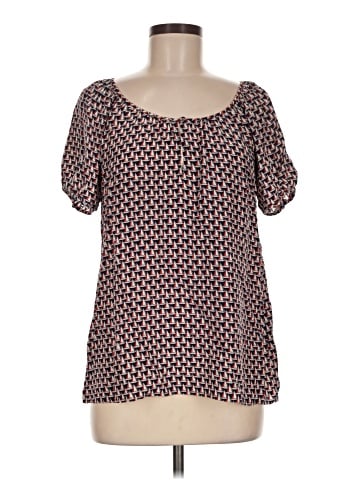 Joie Short Sleeve Silk Top (view 1)