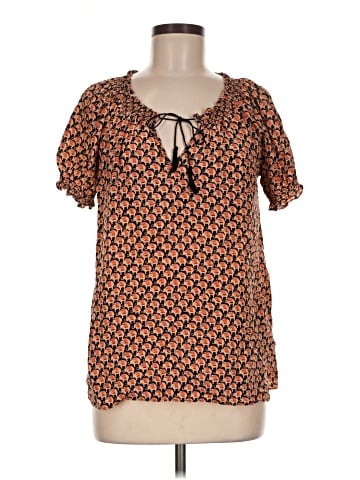Joie Short Sleeve Silk Top (view 1)