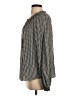 Max Studio Houndstooth Black Long Sleeve Blouse Size XS - photo 5