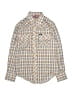 Assorted Brands Plaid Tan Long Sleeve Button-Down Shirt Size 14 - photo 1