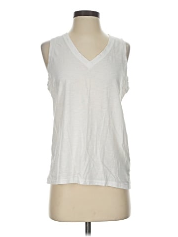 Madewell Whisper Cotton V-Neck Tank (view 1)