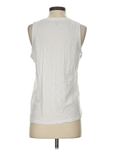 Madewell Whisper Cotton V-Neck Tank (view 2)