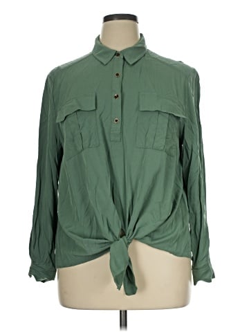 Chico's Long Sleeve Blouse (view 1)