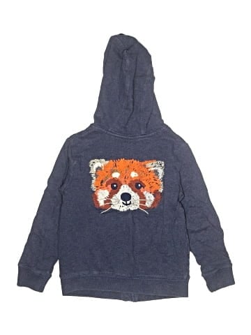 Mini Boden Zip Up Hoodie (view 2)