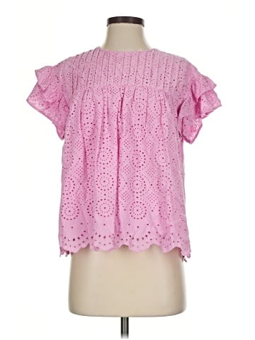 Crown & Ivy Short Sleeve Blouse (view 1)