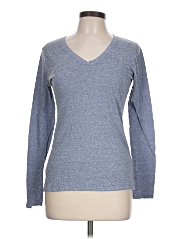 Color Thread Long Sleeve T-Shirt (view 1)