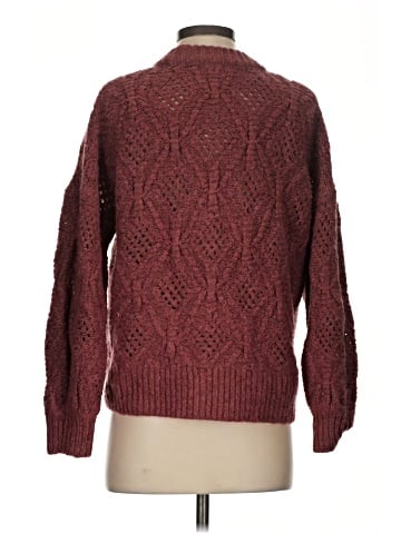 Madewell Cayden Pointelle Balloon-Sleeve Pullover Sweater (view 2)