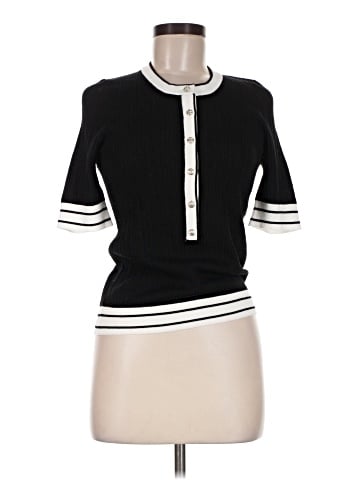 White House Black Market Short Sleeve Turtleneck (view 1)