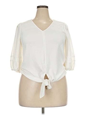 Investments 3/4 Sleeve Blouse (view 1)