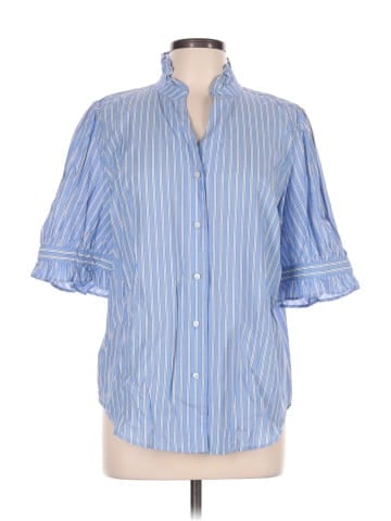 Ann Taylor 3/4 Sleeve Button-Down Shirt (view 1)