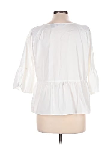 Lands' End 3/4 Sleeve Blouse (view 2)