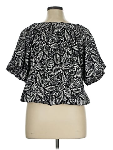 Ann Taylor LOFT Short Sleeve Blouse (view 2)