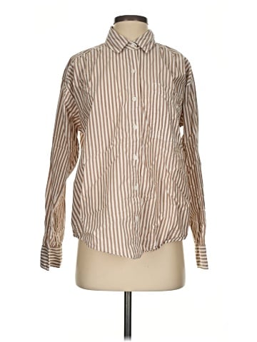 American Eagle Outfitters Long Sleeve Button-Down Shirt (view 1)