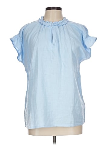 Caslon Short Sleeve Blouse (view 1)