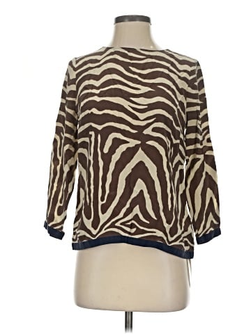J.Crew 3/4 Sleeve Silk Top (view 1)