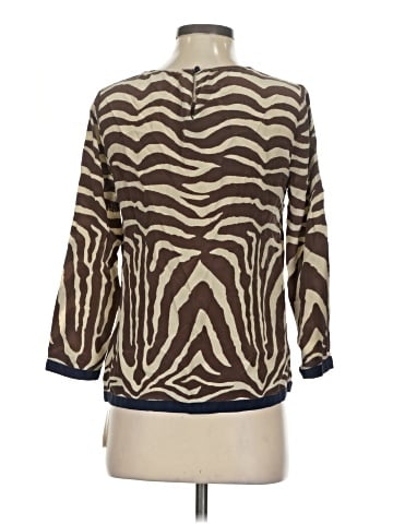 J.Crew 3/4 Sleeve Silk Top (view 2)