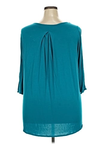 Lands' End 3/4 Sleeve T-Shirt (view 2)