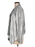 Bagatelle 100% Polyester Metallic Silver Kimono Size M - photo 5
