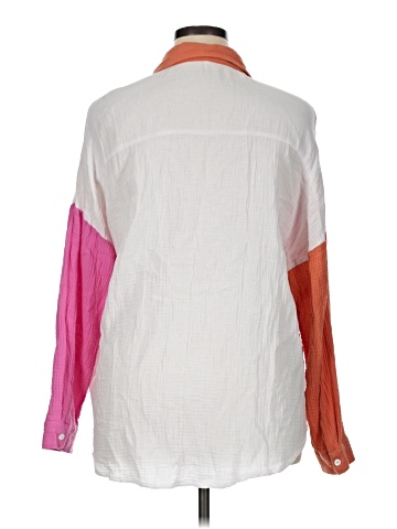 Unbranded Long Sleeve Button-Down Shirt (view 2)