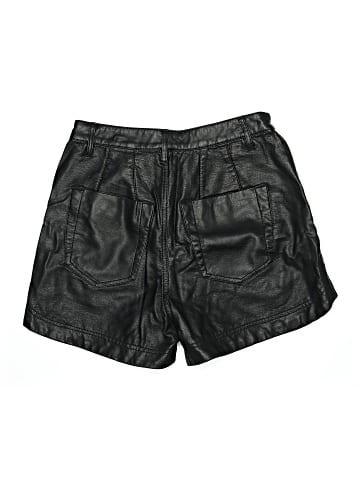 Free People Faux Leather Shorts (view 2)