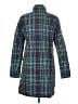 Talbots 100% Polyester Plaid Blue Coat Size XS - photo 2