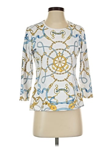 J. McLaughlin 3/4 Sleeve Top (view 1)