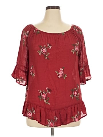 Figueroa & Flower 3/4 Sleeve Blouse (view 1)