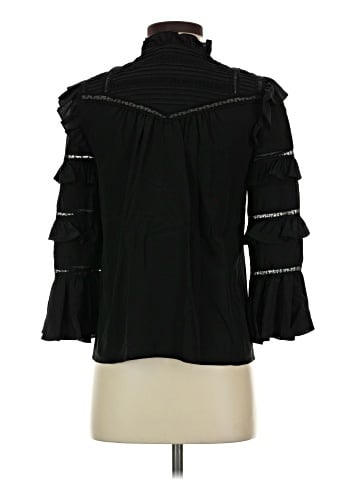 Rebecca Taylor 3/4 Sleeve Silk Top (view 2)