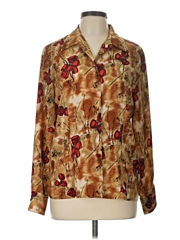 Christie & Jill Long Sleeve Blouse (view 1)