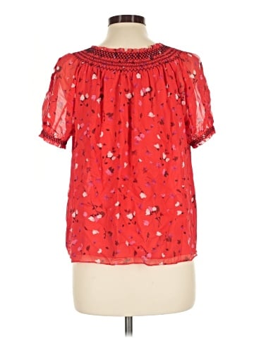 Joie Short Sleeve Silk Top (view 2)