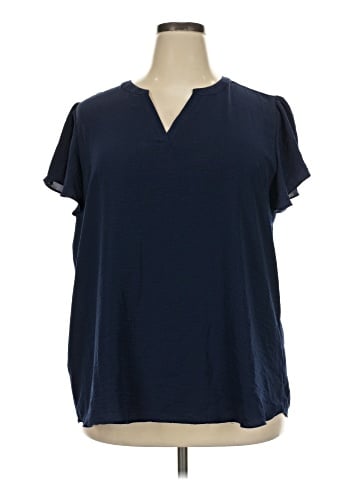 Maurices Short Sleeve Blouse (view 1)