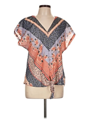 Bobeau Short Sleeve Blouse (view 1)