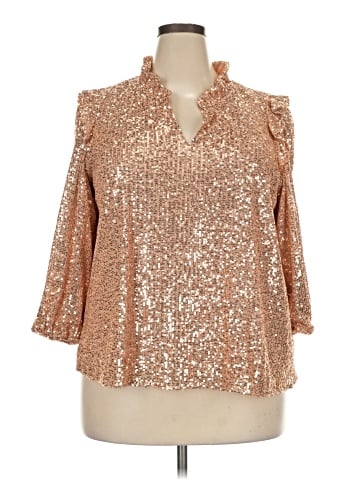 Crown & Ivy 3/4 Sleeve Blouse (view 1)