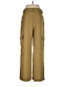 Express 100% Polyester Tan Cargo Pants Size 6 - photo 2