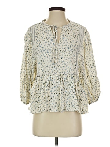 Easel 3/4 Sleeve Blouse (view 1)