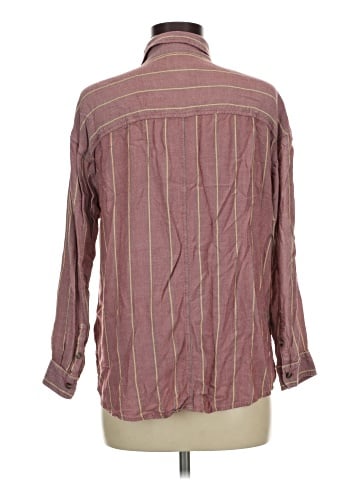 American Eagle Outfitters Long Sleeve Button-Down Shirt (view 2)