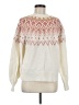 Caslon Chevron-herringbone Ivory Pullover Sweater Size M - photo 1