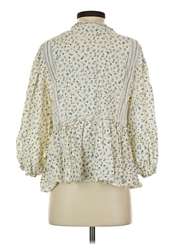Easel 3/4 Sleeve Blouse (view 2)