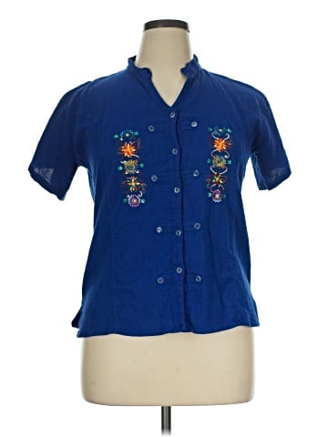 Unbranded Short Sleeve Blouse (view 1)