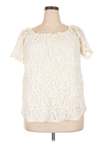 Maurices Short Sleeve Blouse (view 1)