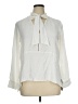 Zara Basic Ivory Long Sleeve Blouse Size XL - photo 1