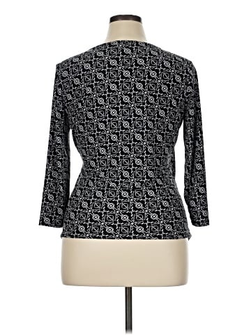 Chaps 3/4 Sleeve Top (view 2)